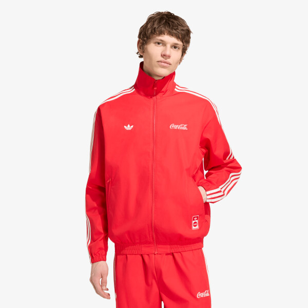 Bunda adidas Originals Coca Cola Classic Sport Firebird Track Jacket Vivid Red S
