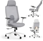 SENSE7 Nakai šedá / Kancelárske ergonomické kreslo / nosnosť 150 kg (5902659848055)