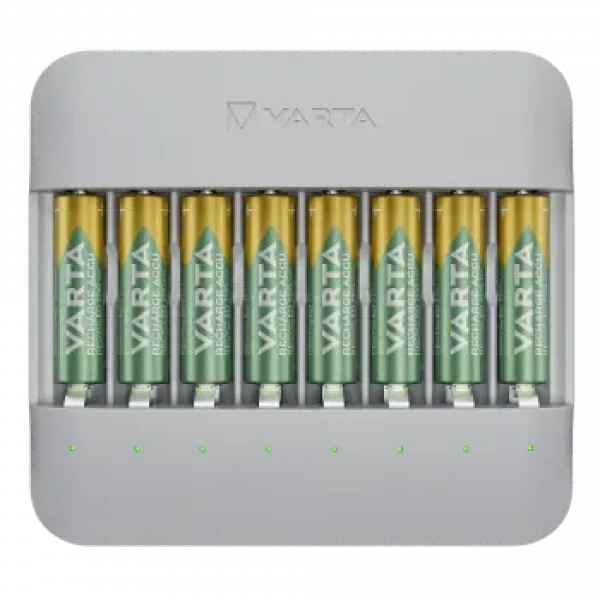 Varta Eco Charger Multi Recycled / Nabíjačka batérií + 8x AA Batéria (2100mAh | NiMH) / 100-240V / 8xAA | AAA (827472)