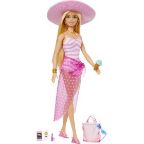 Barbie Deluxe módna bábika v plavkách