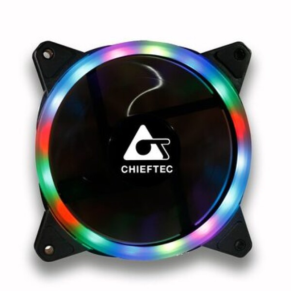 Chieftec AF-12RGB 1ks / 120 x 120 x 25mm / 1200 RPM / 16 dBa / 6 Pin (AF-12RGB)