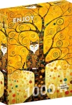 ENJOY Puzzle Mačka Gustava Klimta na strome života