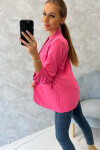 Bunda s klopami elegantná ružová UNI