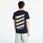 Tričko Tommy Jeans Regular Bubble Back Tee Blue XL