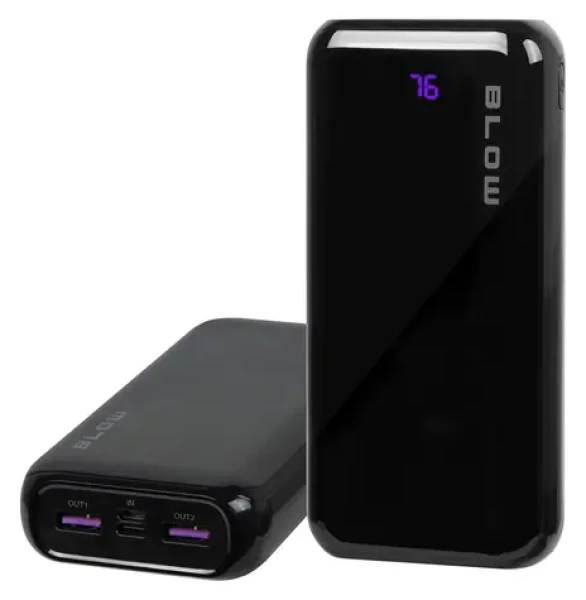 Powerbanka PB20F čierna / Powerbanka / 20000 mAh / PD 20W / 2x USB-A / 1x USB-C (81-152#)