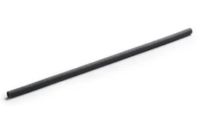 Bamboo EURO STRAWS Cocktail 5x140mm antracitová čierna / Minerálna slamka / 250 ks (8594199520828)