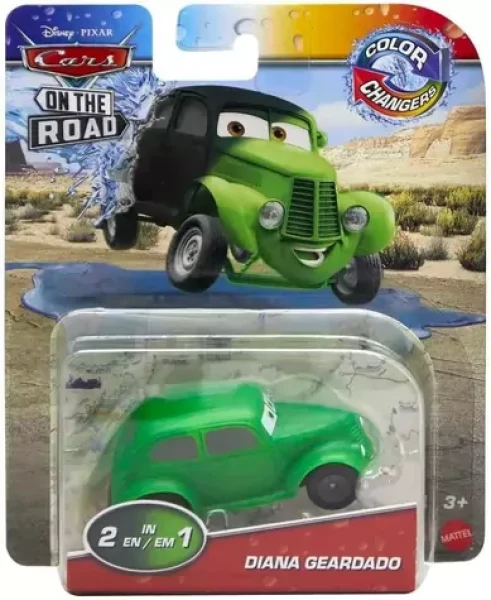 Mattel Diesny Cars - Auto meniaca farbu - Diana