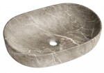 SAPHO - CALEO keramické umývadlo na dosku 60x42cm, breccia marmor CA590BM