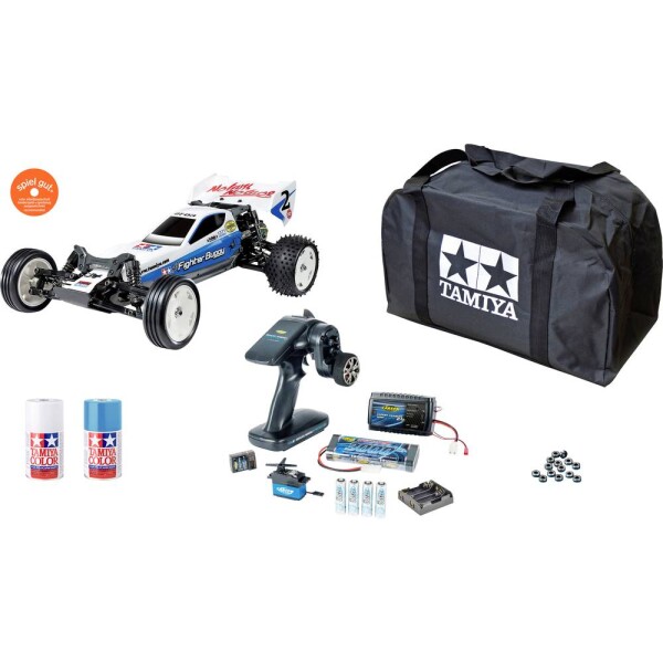 Tamiya Neo Fighter komutátorový 1:10 RC model auta elektrický buggy zadný 2WD (4x2) 2,4 GHz exkluzívna sada; 331058587