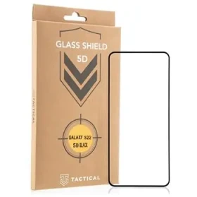 Tactical Glass Shield 5D sklo pre Samsung Galaxy S22 čierna (8596311170966)