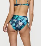 Dámske letné plavky Fleur Midi X - TRIUMPH tmavá kombinace tyrkysové (M025) 044