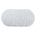 MSV GALETS protišmyková podložka do vane priehľadná / PVC / 35 x 68 cm