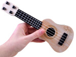 Mamido Detská mini gitara ukulele 25 cm červená