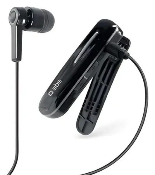 SBS Bezdrôtové slúchadlo s klipom čierna / Slúchadlá / Bluetooth