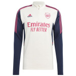 Pánska tréningová mikina Arsenal London M HT4437 ecru-ružová - Adidas S ecru - růžová