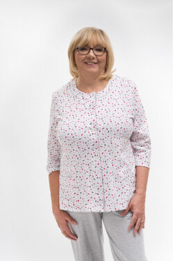 Dámske pyžamo Martel Maria Ii 201 3/4 3XL-4XL Růžová 3xl