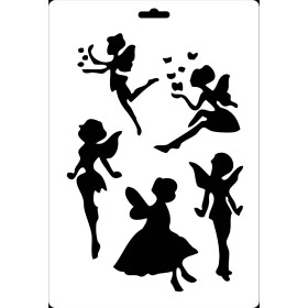 Stencil šablóna Víly - Cakesicq - Cakesicq