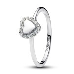 Pandora Romantický strieborný prsteň Srdce s aureolou Timeless 193801C01 52 mm