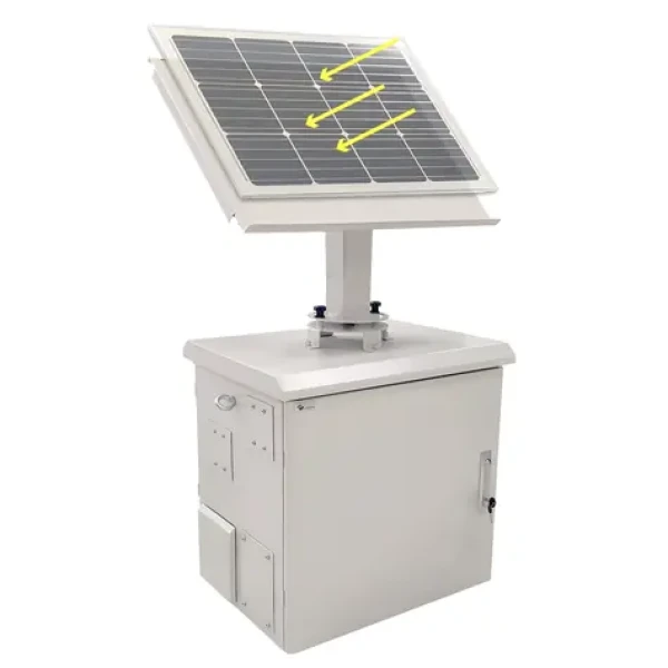 Lanview RCCTV007 biela / Nástenný rozvádzač / 12U / IP66 / solárny panel / nosnosť 50 kg (RCCTV007)