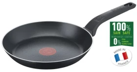 TEFAL Easy CookClean B55504 čierna / Panvica / 24 cm (B55504)