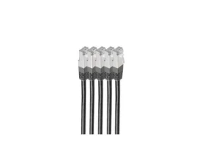 Shiverpeaks Cat6 čierna / Patch kábel / S/FTP / LSZH / 1 m / RJ-45 (BS75711-HS-SET5)