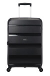 Stredný škrupinový kufor American Tourister Bon Air M Black