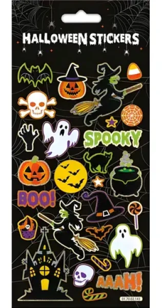 Samolepky Halloween s postavičkami