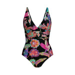 Dámske jednodielne plavky Ophelia 7711 multi colour – RosaFaia 75 C/D