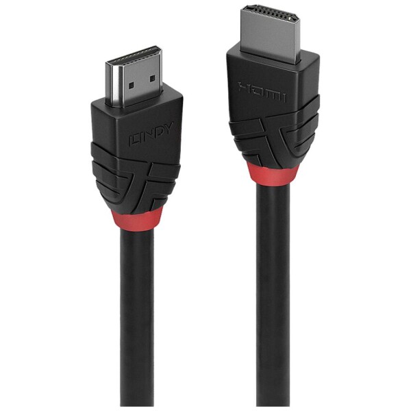 LINDY HDMI prepojovací kábel Zástrčka HDMI-A, Zástrčka HDMI-A 15.00 m čierna 36469 4K UHD HDMI kábel; 36469