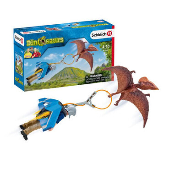 Schleich Dinosaurs 41467 Raketový batoh Jetpack na prenasledovanie