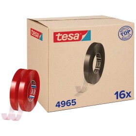 Tesa tesafix 4965 04965-00008-00 obojstranná lepiaca páska tesafix® 4965 priehľadná (d x š) 50 m x 15 mm 16 ks; 04965-00008-00