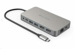 Hyper USB-C Univerzálna dokovacia stanica pre MacBook M1 / 2 x USB-C / 2 x HDMI / 2 x USB 3.0 / RJ45 / MicroSD / SD / pod (HDM1H-GL)