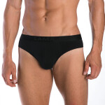 Pánske nohavičky 2PACK M-4001 SD-02 Black - LAMA XL černá