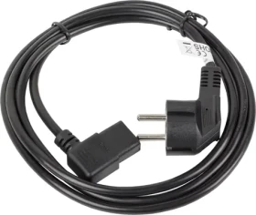 Lanberg napájací kábel Schuko - C13 3 m / Napájací kábel / 3 m / CEE7/7 - IEC C13 (CA-C13C-12CC-0030-BK)