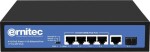Ernitec Unmanaged , 4 x 10/1000Mbps