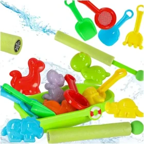 KIK Sada na piesok s vodnou pištoľou / od 3 rokov (KX3256)