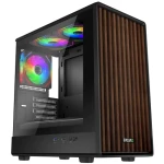 Evolveo Panthera čierna / PC skriňa / mATX / 3x ARGB 120mm / drevený panel / temperované sklo / bez zdroja (PANTHERA-BK-3)