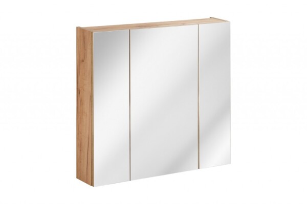 COMAD - Zrkadlová skrinka 80cm 3 dvierka DUB CAPRI 5907611647851