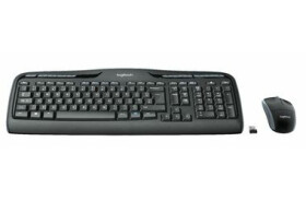 Logitech Wireless Desktop MK330 - DE / Klávesnica / Myš / USB / Čierna / DE verzia (920-008533)