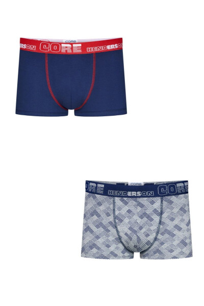 Pánske boxerky 2 Pack 39778 Nerd - HENDERSON vícebarevná XXL