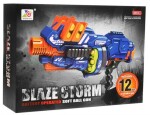 Mamido Detský poloautomatický samopal na loptičky pištole Blaze storm
