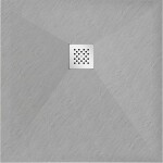 MEXEN - Stone+ Sprchová vanička štvorcová 70x70, šedý-betón 44617070