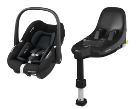 Maxi-Cosi Pebble S autosedačka Tonal Black + základňa FamilyFix S / autosedačka / od narodenia (0-13 kg, do 83 cm) (X-8440104110MC-8056010110MC)