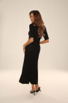 Šaty/Blouse De Lafense 054 Sienna w/r S-2XL čokoláda XXL