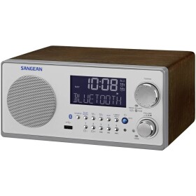 FM stolové rádio Sangean SANGEAN WR-22 AUX, Bluetooth, vlašský orech; WR-22