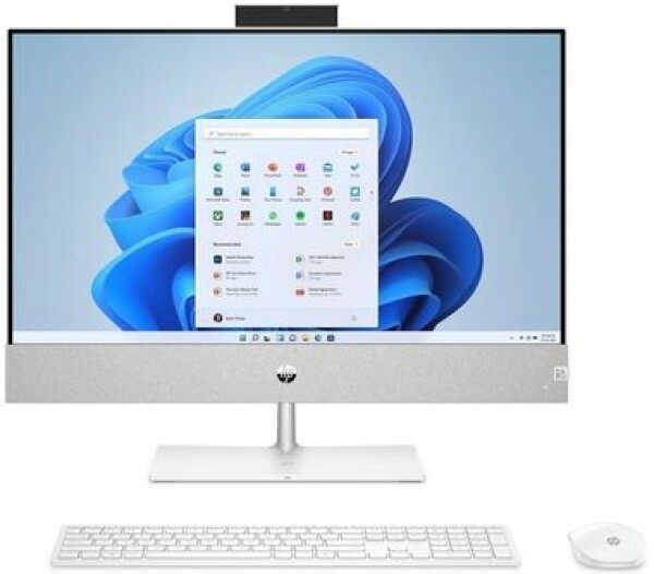 HP 24-ca0000nc AiO biela / 23.8 FHD / RYZEN 5 5500U 2.1 GHz / 16GB / 512GB SSD / Radeon / W11 (60J07EA)