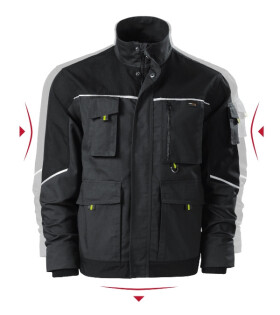 Pánska pracovná bunda Ranger ebony gray 48/50