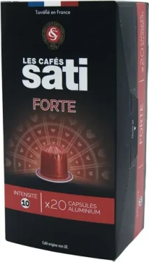 Les Cafés Sati Forte Nespresso 20 ks / Kapsľová káva (100002128233)