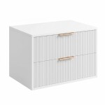 REA - Kúpeľňová skrinka pod umývadlo Mono 60cm White REA-M0402