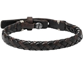 Fossil Pánsky vintage náramok z kože JA5932716